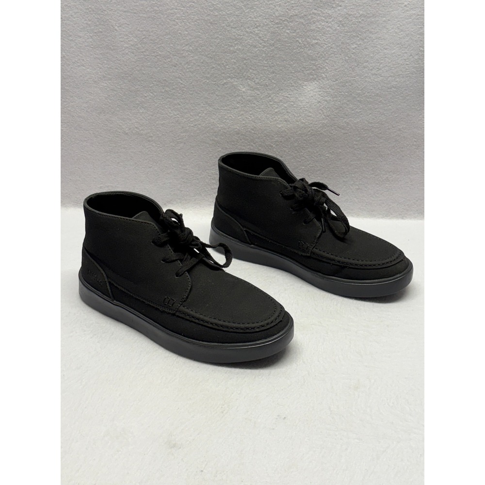 Mossimo Supply Co Mens Black Canvas Chukka Boots AZER-09M Sneaker Mid Top 8.5